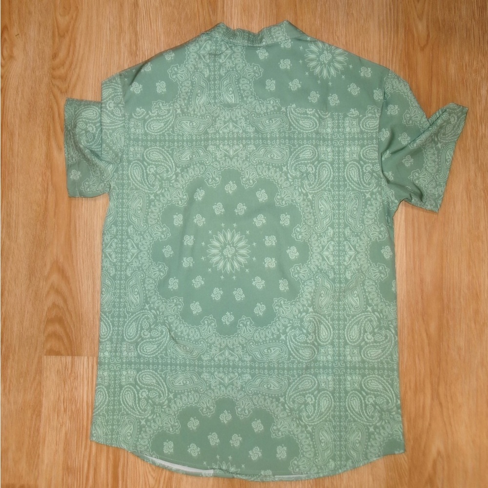 Green Button Down Shirt